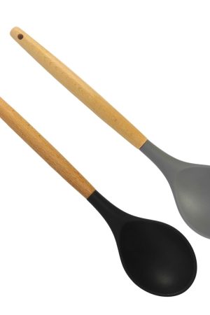 102737 ENG Colher Silicone com Cabo Bambu Maira